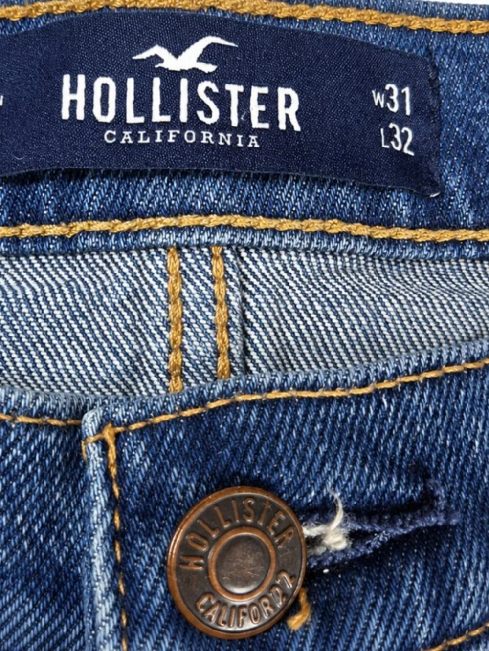 Hollister Men's 31x32 Jeans - Epic Flex Distressed Denim Jeans